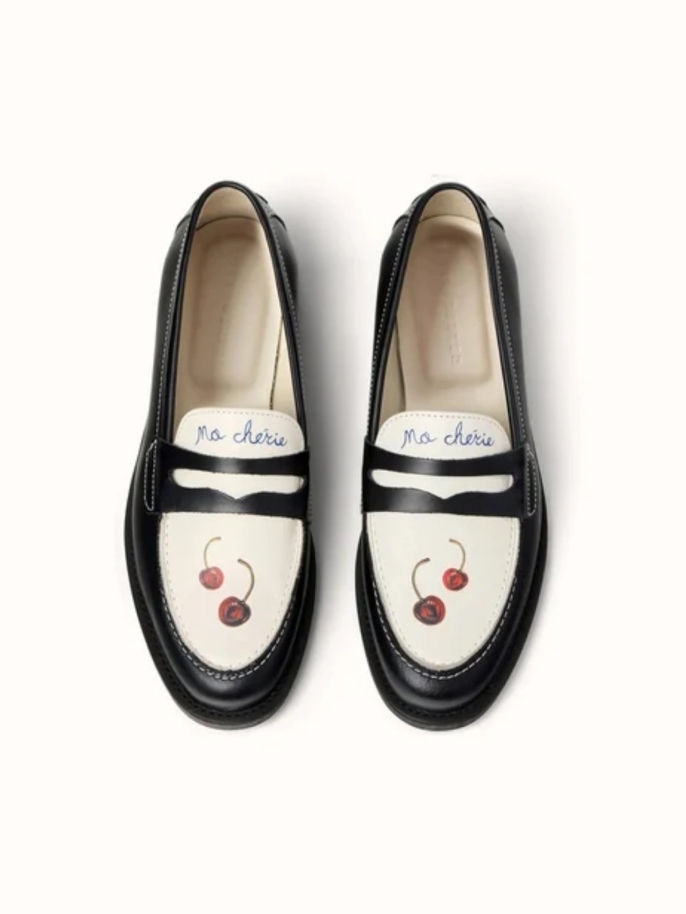 Duke + Dexter Women’s Ma Cherie Wilde Cherry Penny Loafer